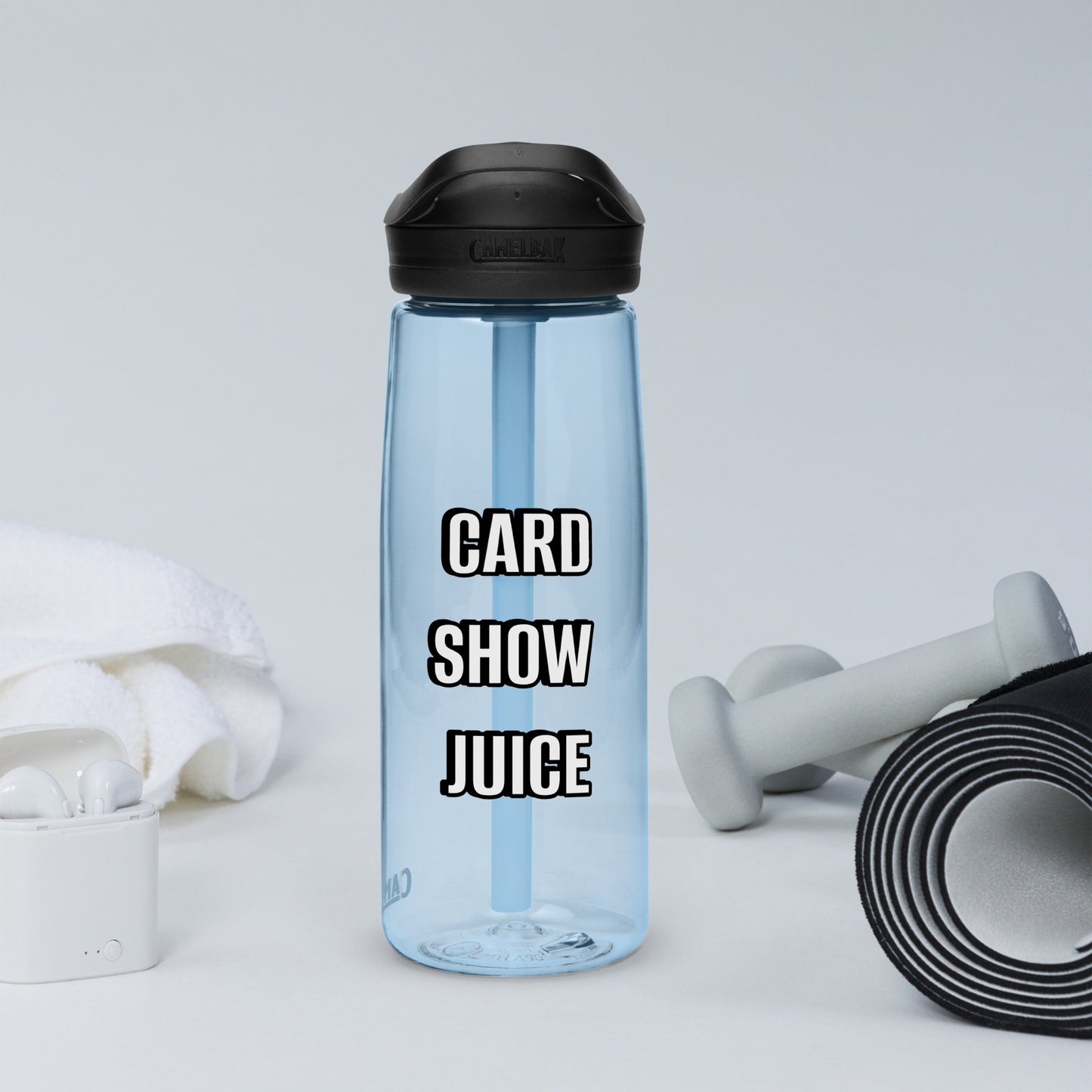 Card Show Juice Water Bottle