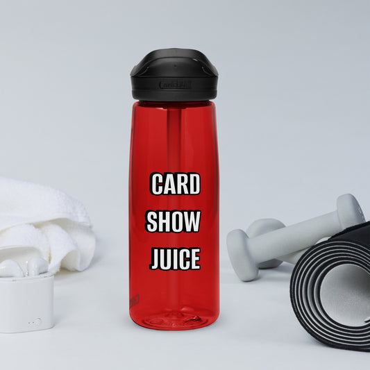 Card Show Juice Water Bottle