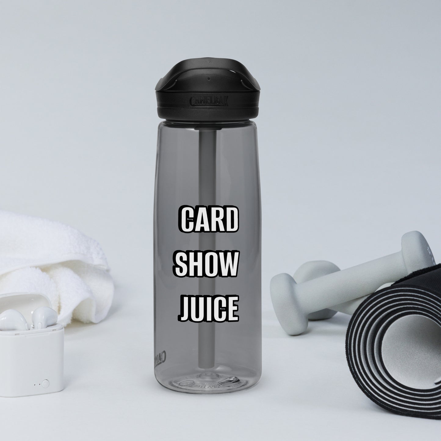 Card Show Juice Water Bottle