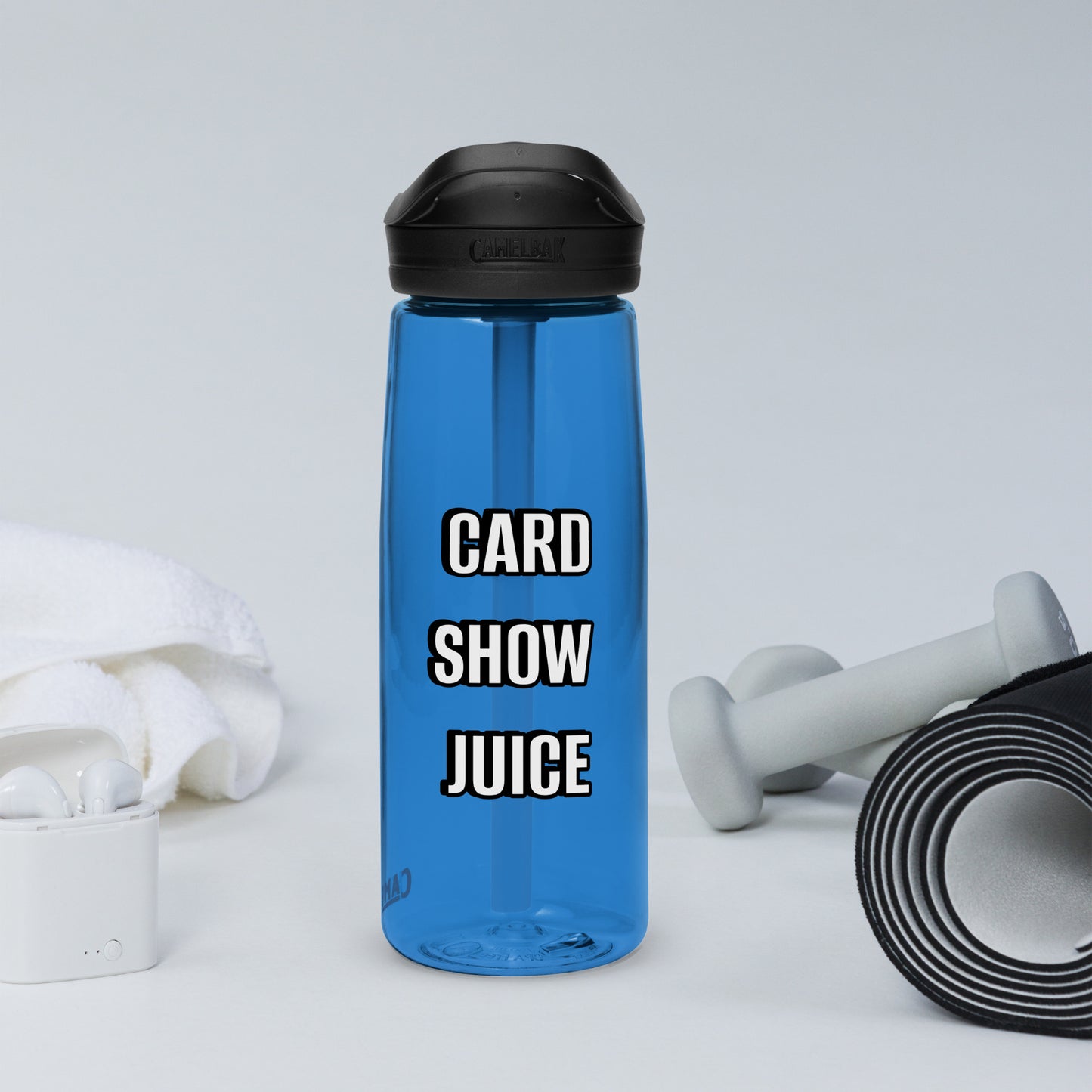 Card Show Juice Water Bottle